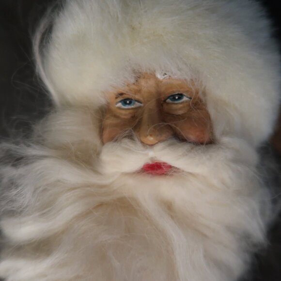 1997 TJ Collection Santa Claus Christmas Ornament Old World Rustic Hand Crafted - Picture 4 of 7